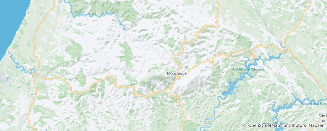 Map of Monchique