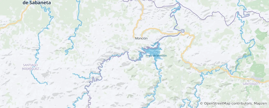 Mapa Monción