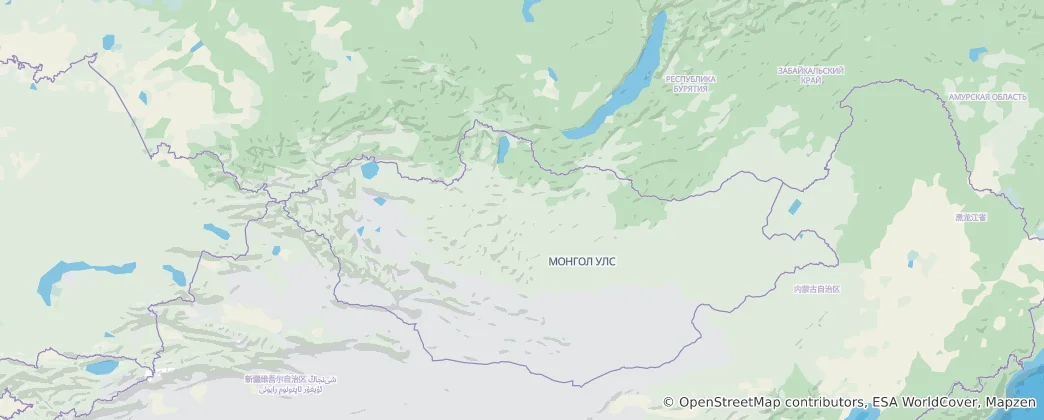 Map of Mongolia