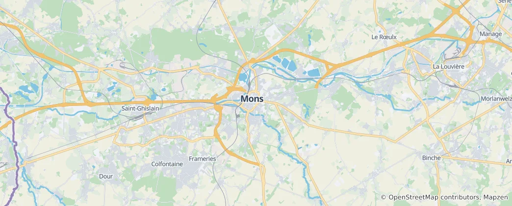 Map of Mons