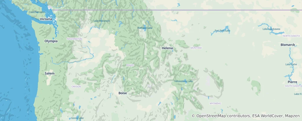 Mapa De Montana
