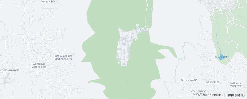 Map of Monte Alban