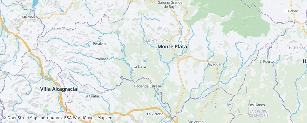 Monte Plata — Harita