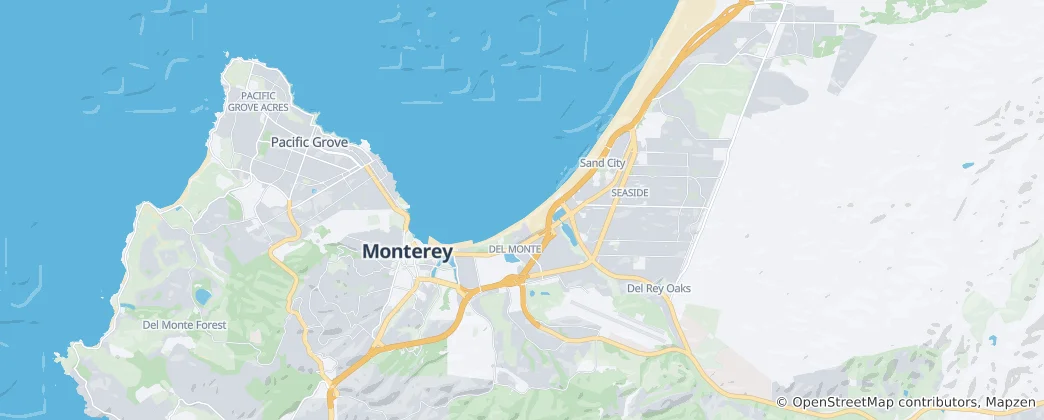 Map of Monterey
