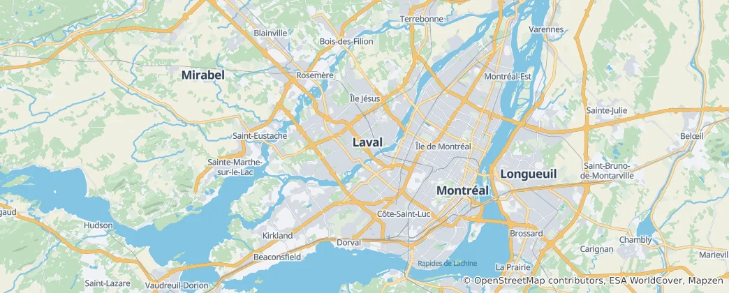 Map of Montreal