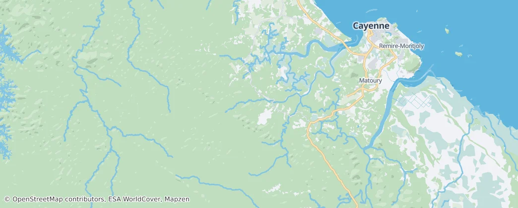Montsinéry-Tonnegrande – Mapa