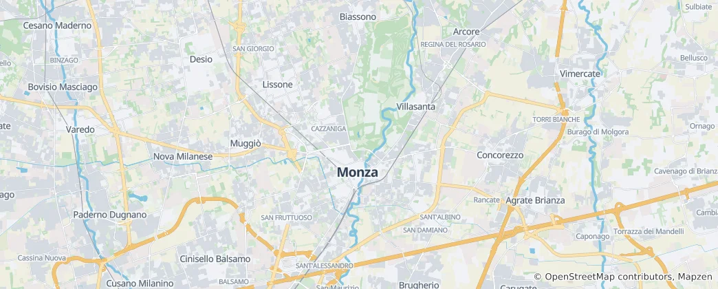Mapa De Monza