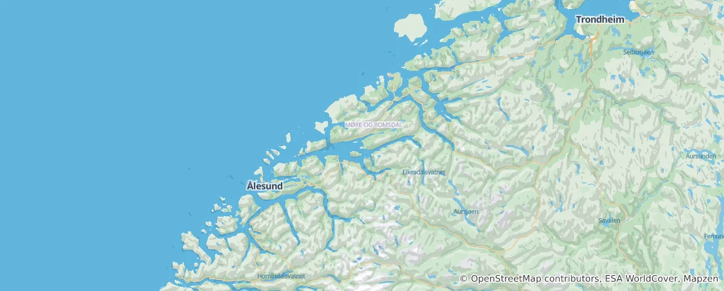 Mapa Møre og Romsdal