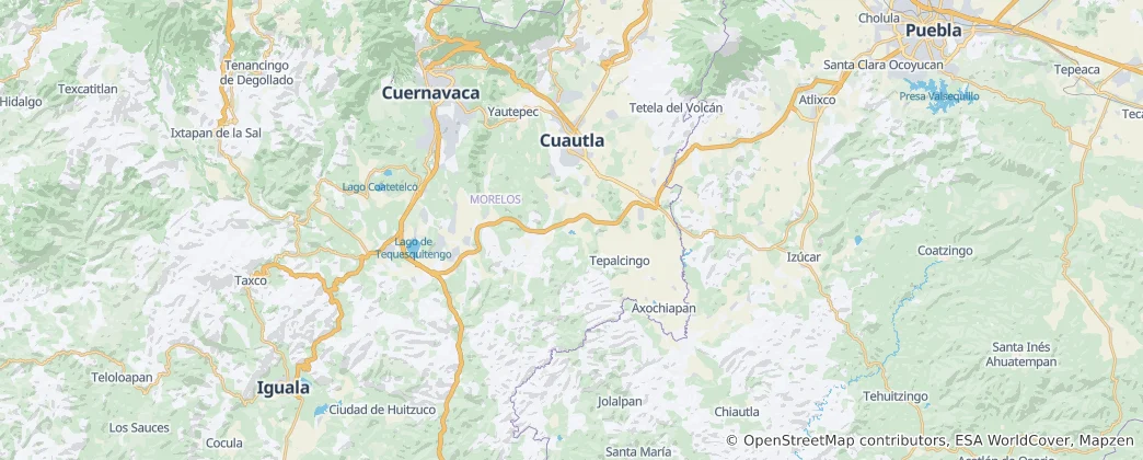 Mapa De Morelos