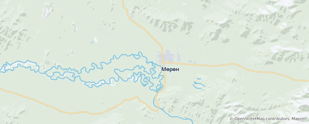 Mapa Mörön