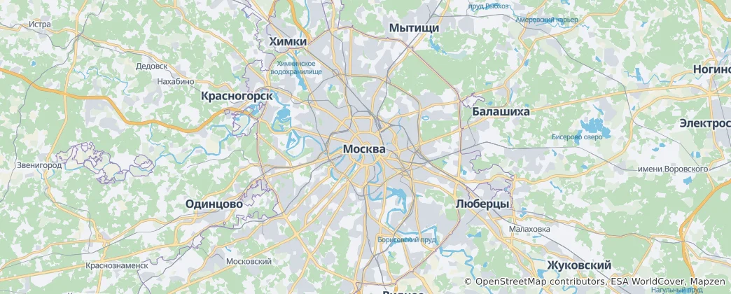 Map of Moscow