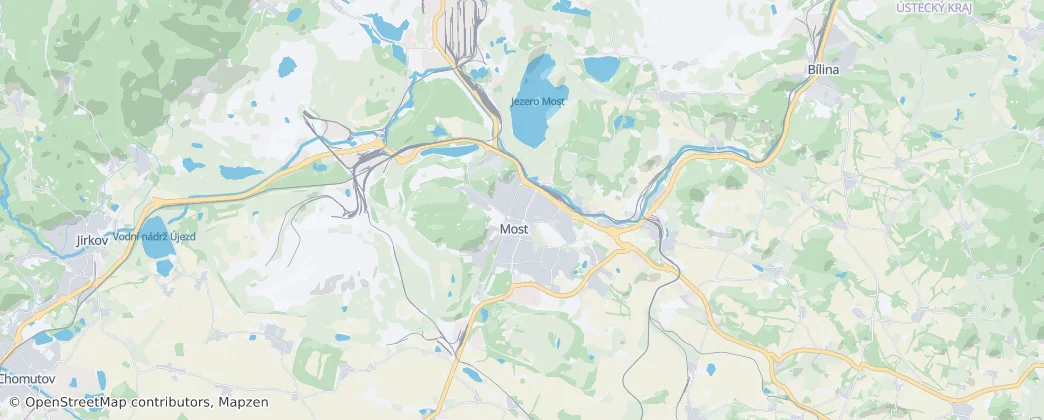 Most — Mapa