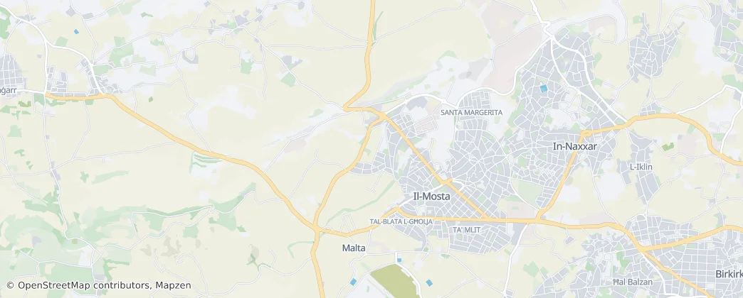 Mosta — Mappa