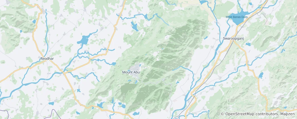 Mapa de Mount Abu WLS