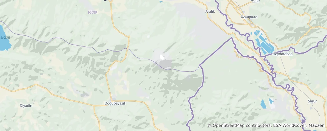 Mappa di Mount Ararat National Park
