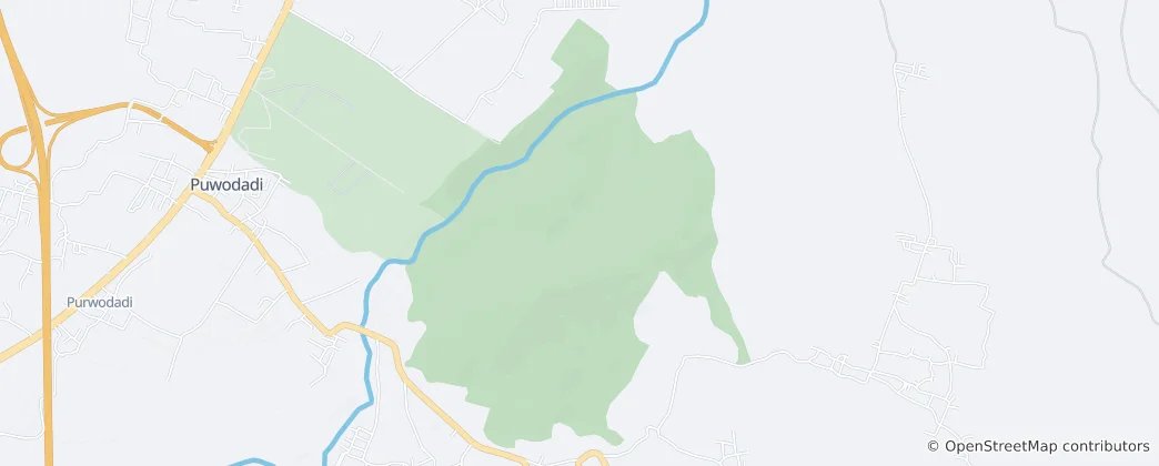 Mapa Mount Baung Nature Recreation Park