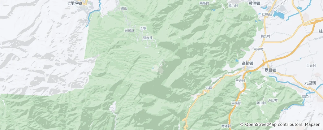 Map of Mount Emei