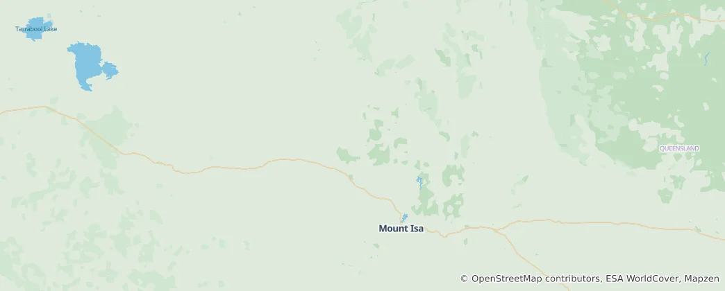 Map of Mount Isa