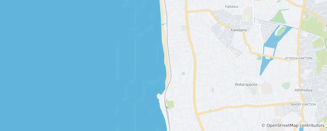 Map of Mount Lavinia