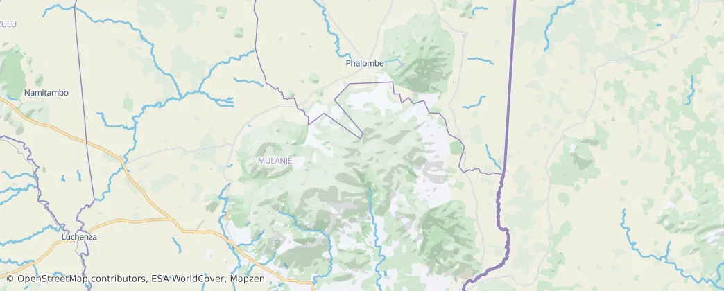 Mount Mulanje — Map