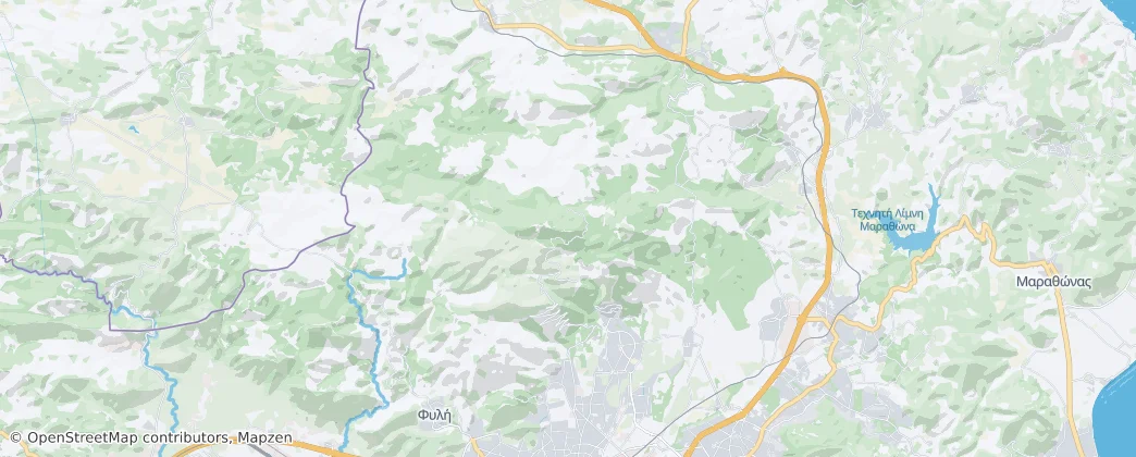 Mount Parnitha National Park — Carte
