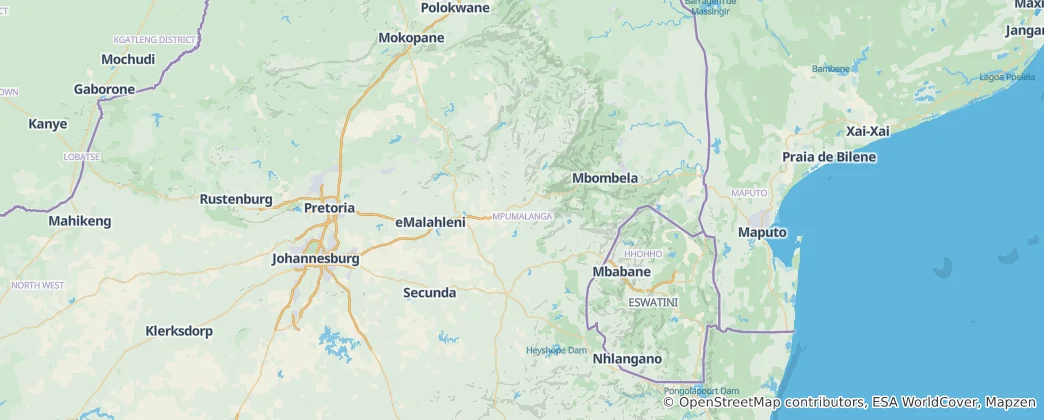 Mpumalanga Haritası