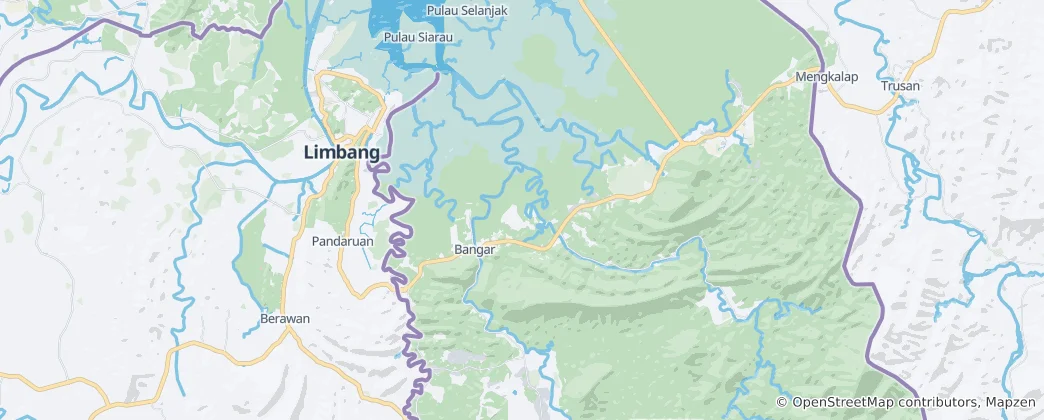 Mapa Mukim Bangar
