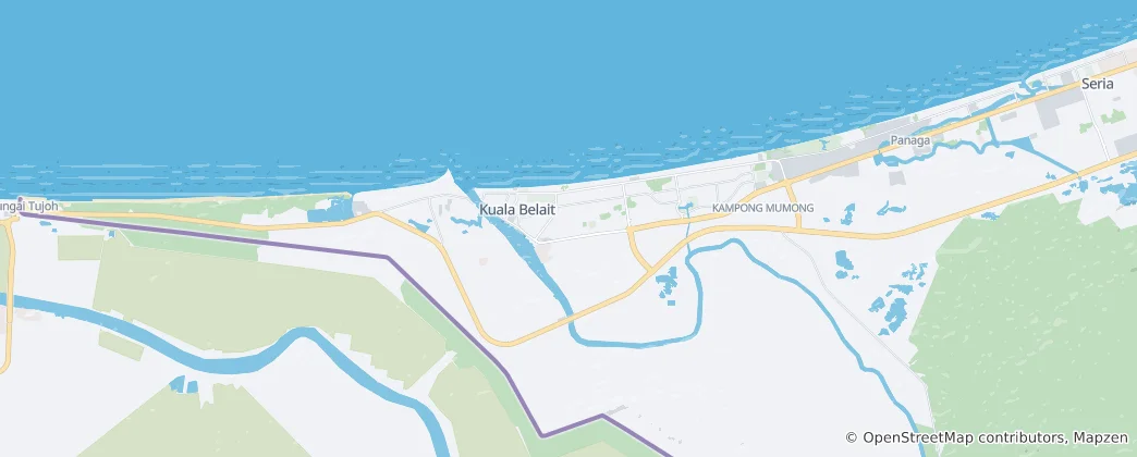 Mapa Mukim Kuala Belait