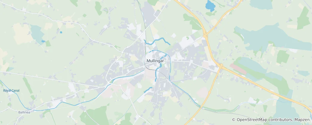 Mapa Mullingar