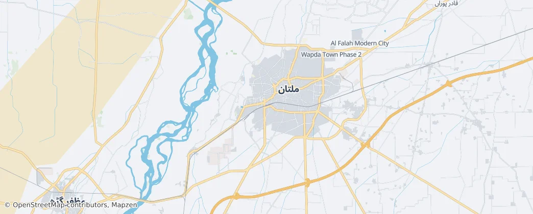 MULTAN CITY — Map