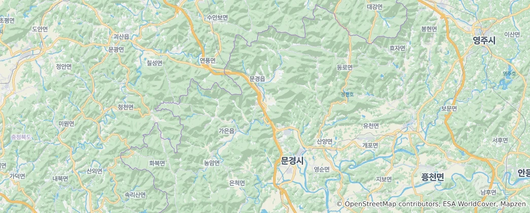 Mapa Mungyeong