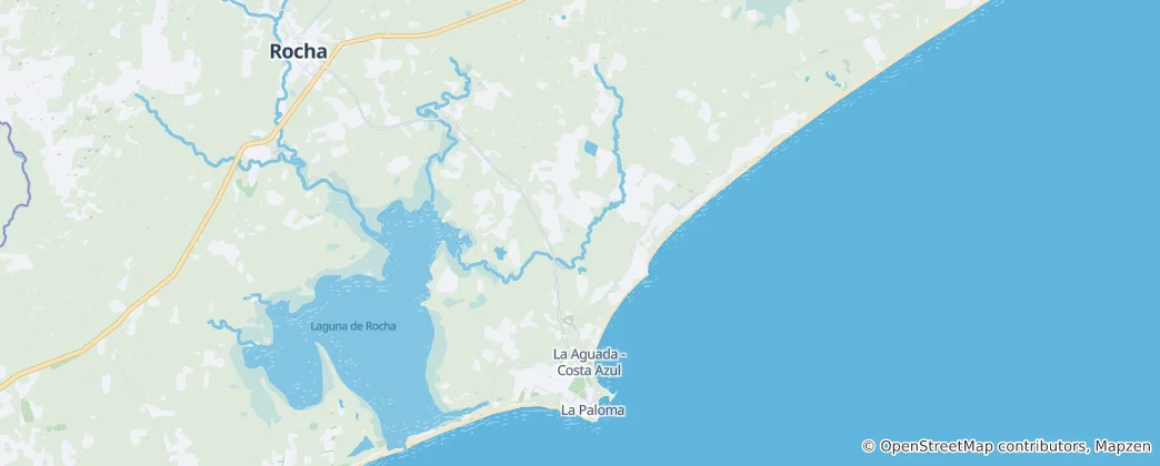 Map of Municipality of La Paloma