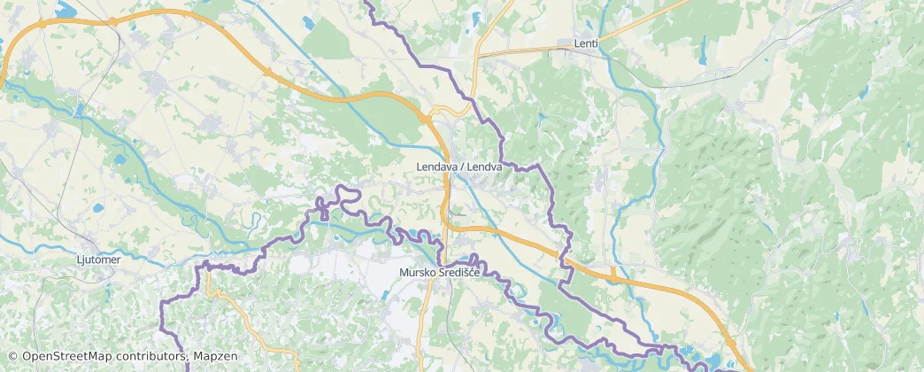 Municipality of Lendava — Map