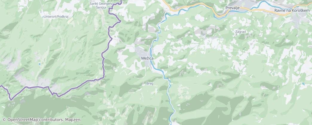 梅日察市镇 — 地图