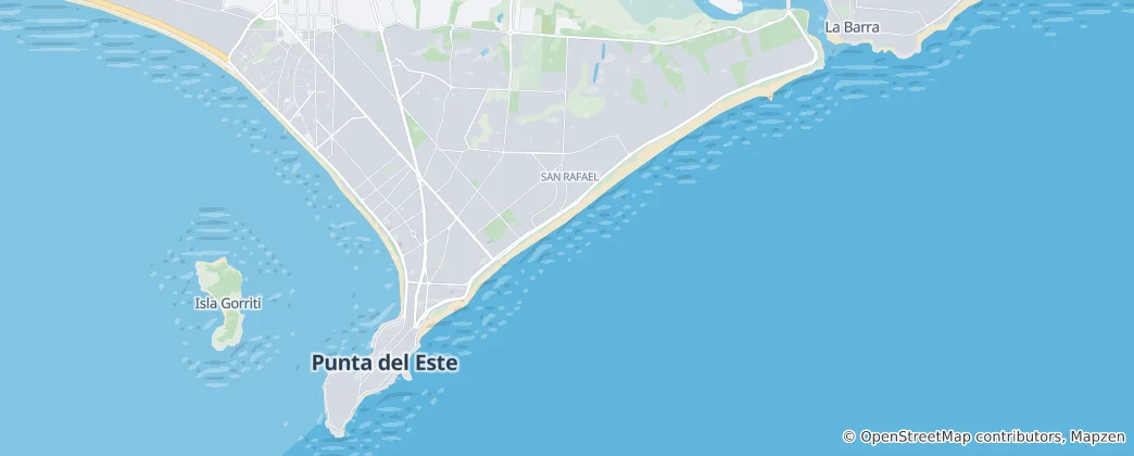 Map of Municipality of Punta del Este