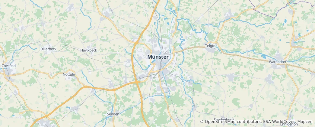 Map of Münster