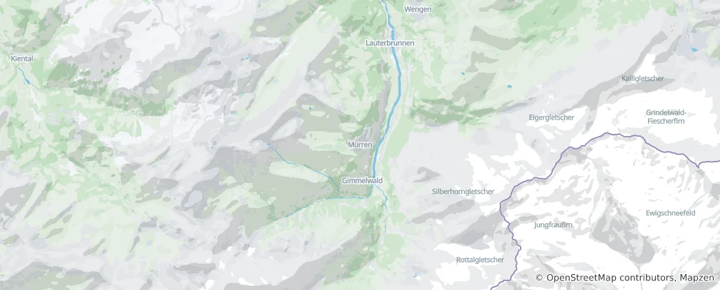 Carte de Mürren