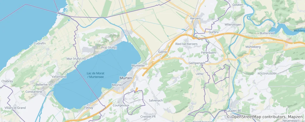 Mappa di Morat