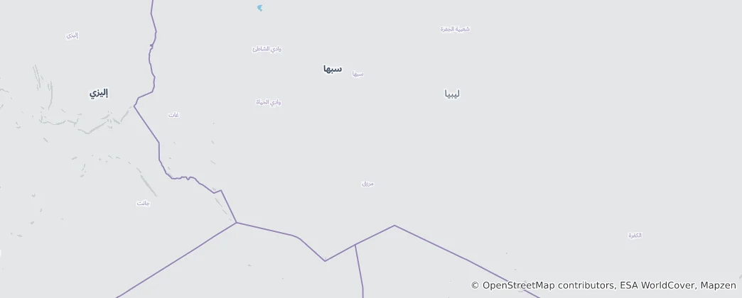 Mappa di Distretto di Murzuq