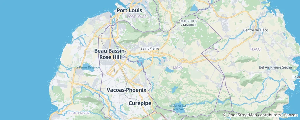 Mappa di Distretto di Moka