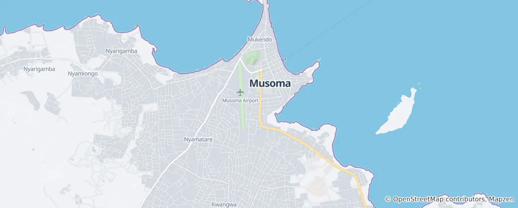 Carte de Musoma
