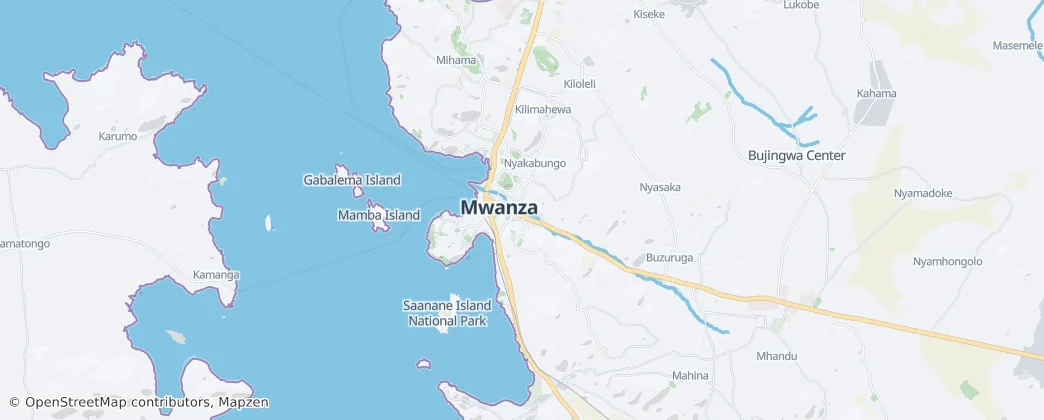 Mwanza — Map