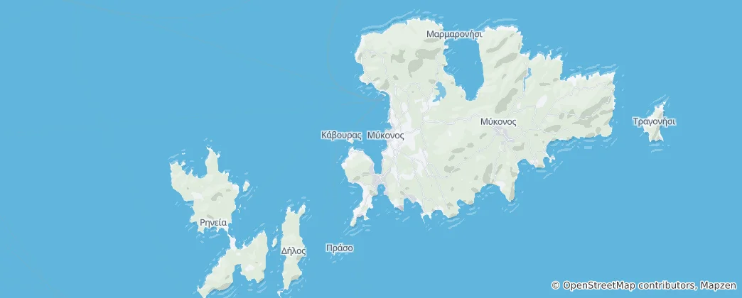 Map of Mykonos