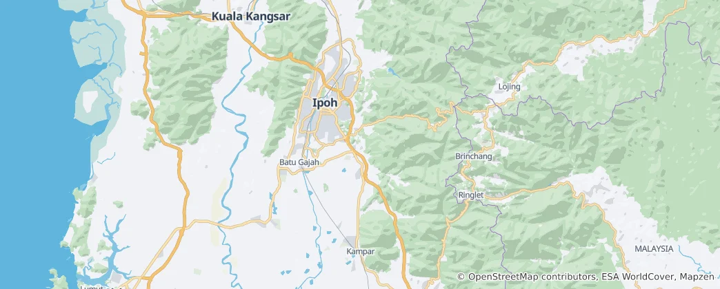 Mapa Kinta