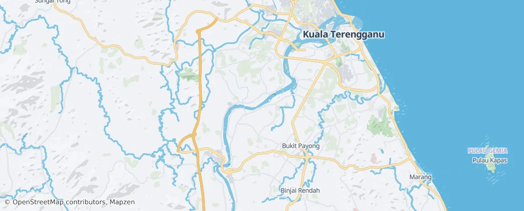 Kuala Terengganu District — Carte