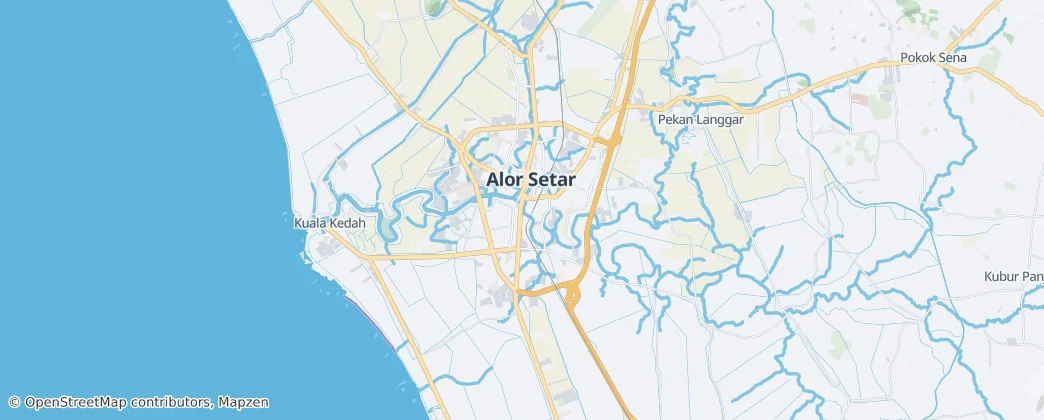 Langgar, Kedah — mapa