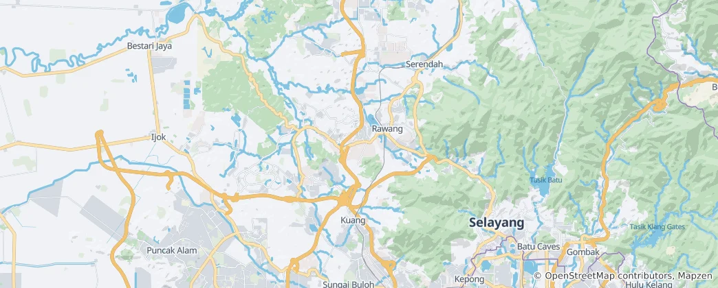 Karte von MUKIM RAWANG