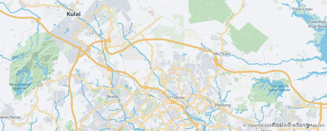 Kaart van Tebrau
