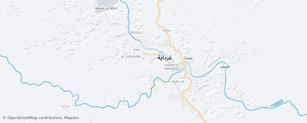 M'zab — Map