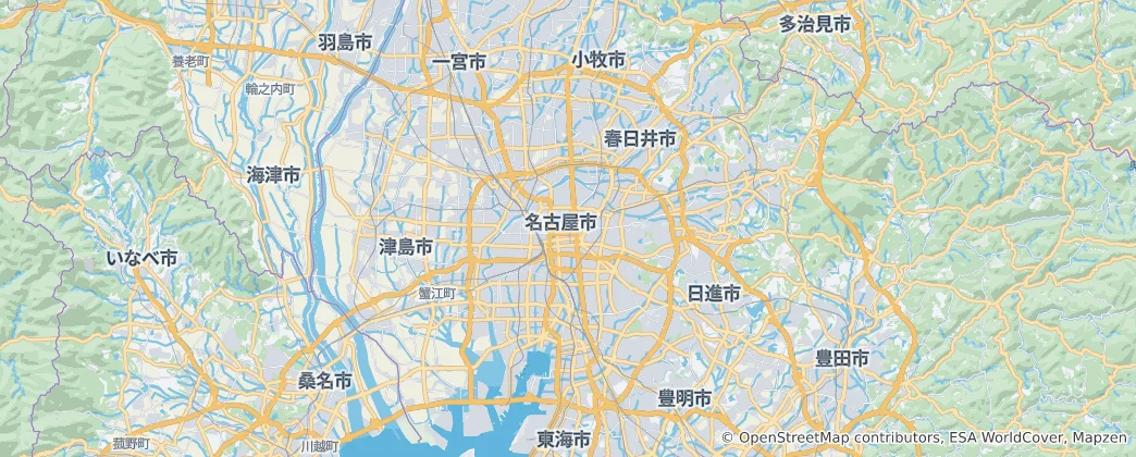Mappa di Nagoya